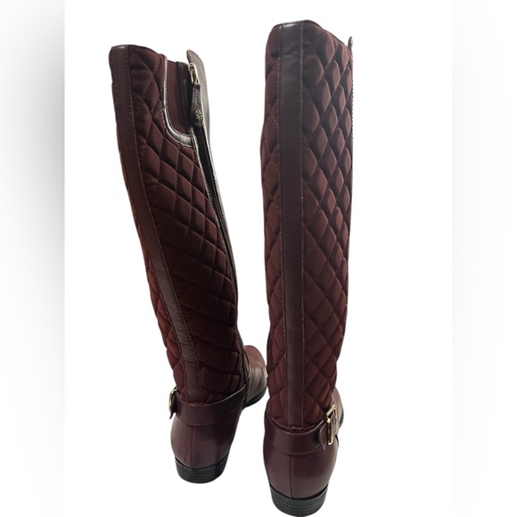 Isaac Mizrahi Quilted Leather Boots - Picture 8 of 10